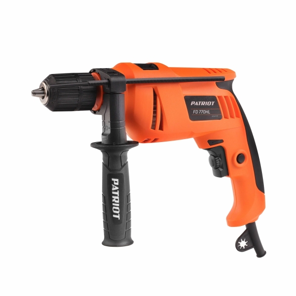 Технопапа · Дрель электрическая ударная PATRIOT FD 770 HL, 770Вт, 44800уд. мин