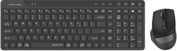 Технопапа · FB2800C AIR2 / Клавиатура + мышь A4Tech Fstyler FB2800C Air2 клав: черный/серый мышь: черный/серый USB