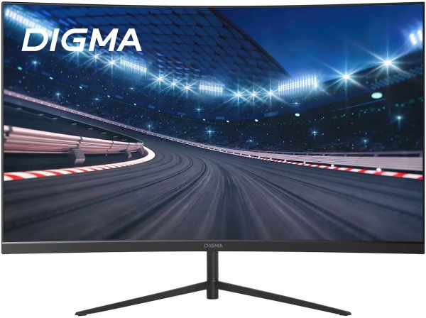 Технопапа · Digma Монитор 27" Digma Overdrive 27A511F VA 1920x1080, 200 Гц, 12 мс, 16:9, 250 кд/м², HDMI 2.1, DP, 3.5 Jack, FreeSync, G-Sync, изогнутый экран, черный