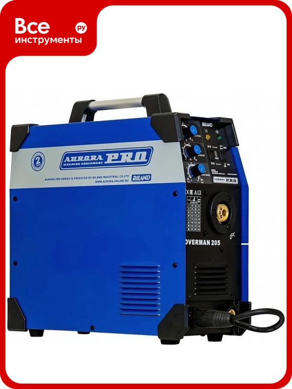 Технопапа · Инверторный сварочный полуавтомат Aurora OVERMAN 205 26644