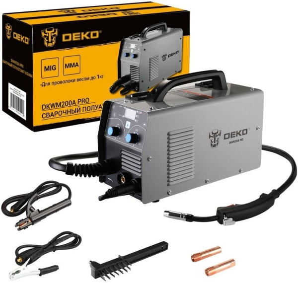 Технопапа · Сварочный полуавтомат MIG/MAG 200A DEKO DKWM200A PRO 051-4686