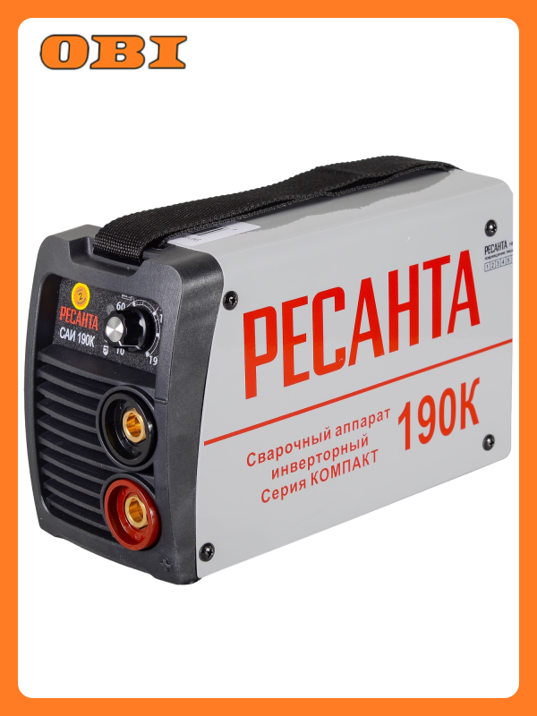 Технопапа · Сварочный инвертор РЕСАНТА САИ-190К, 7.15 кВт, IP21, 190 А, MMA, антизалипание