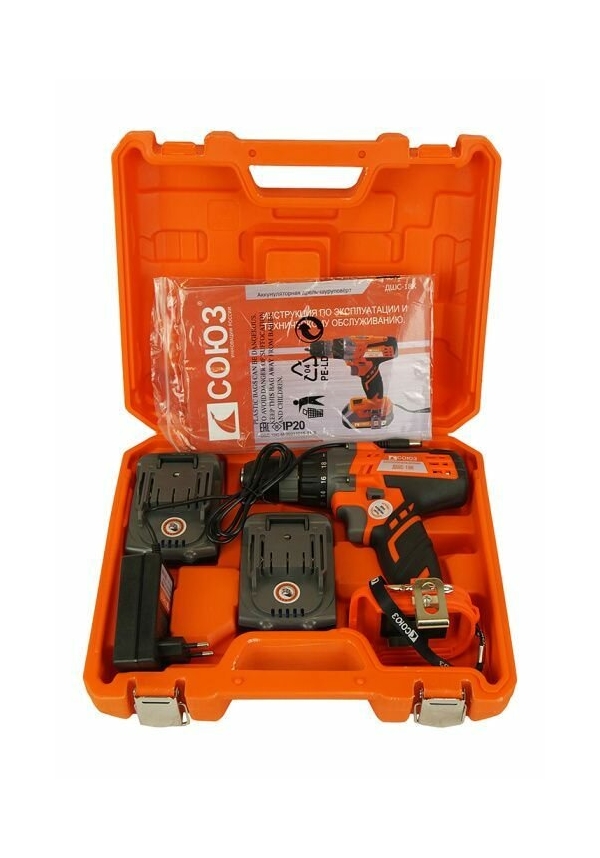 Технопапа · Аккумуляторный шуруповерт СОЮЗ ДШС-18К