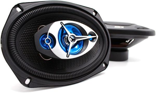 Технопапа · Динамики 3-x полосные коаксиальные (200 Вт, 6х9" овалы, 2 шт) KICX GX-693
