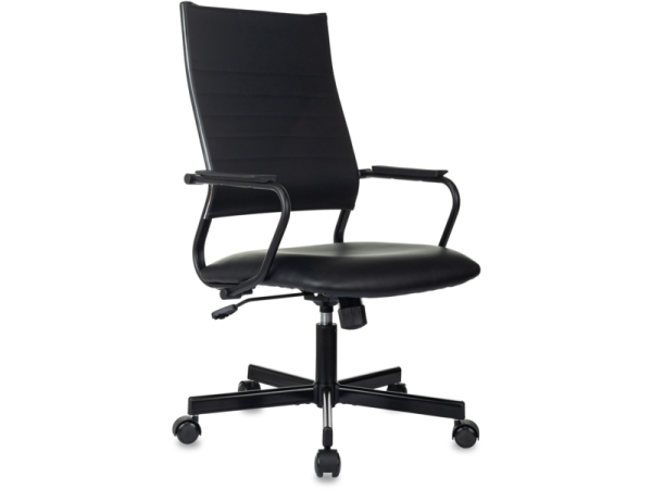 Технопапа · Кресло руководителя CH BALANCE черный экокожа крестов. металл черный