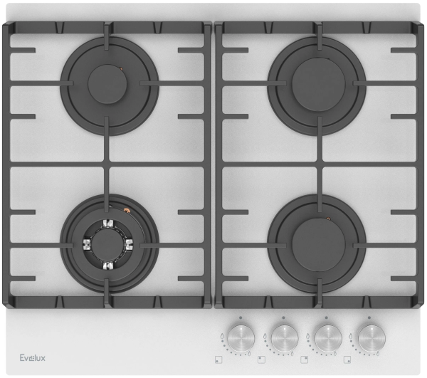 Технопапа · Газовая варочная панель Evelux HEG 650 WG (белый)
