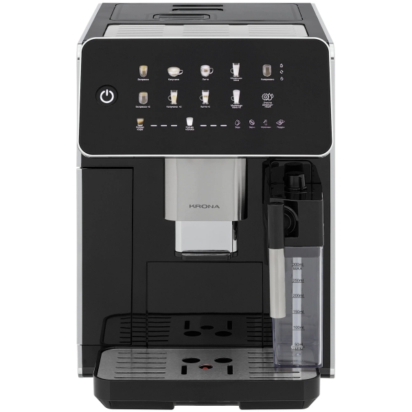 Технопапа · Кофемашина настольная KRONA Automatische Kaffeemaschine Black 19 Bar