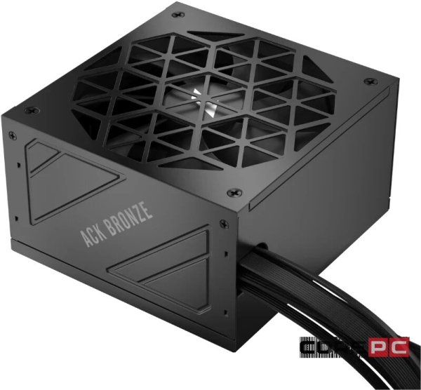 Технопапа · Блок питания 1STPLAYER 650W ACK BRONZE Black (HA-650AA2) 16 Pin (PCIe 5.0 Connector Cable Details)