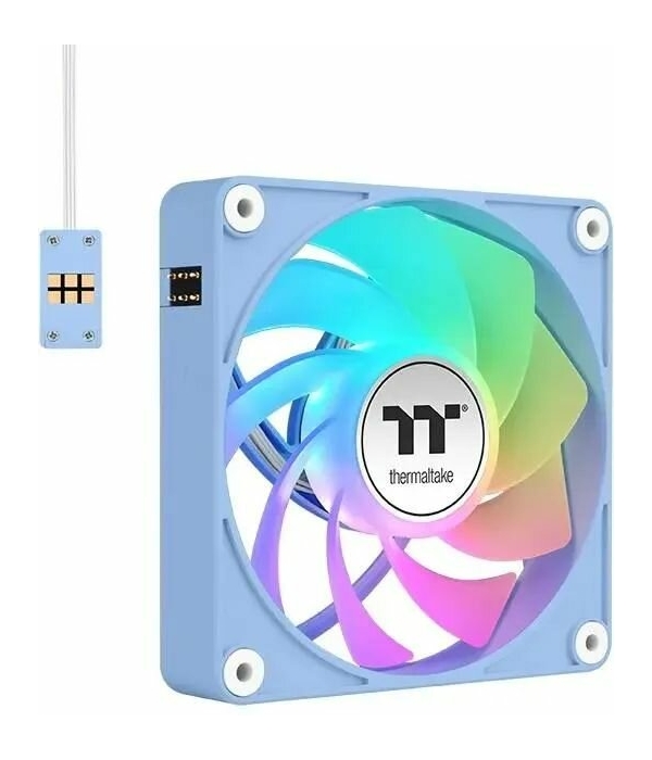 Технопапа · Вентилятор Thermaltake CT140 EX Sync Hydrangea Reverse, 3шт, синий, Ret (CL-F199-PL14BU-A)