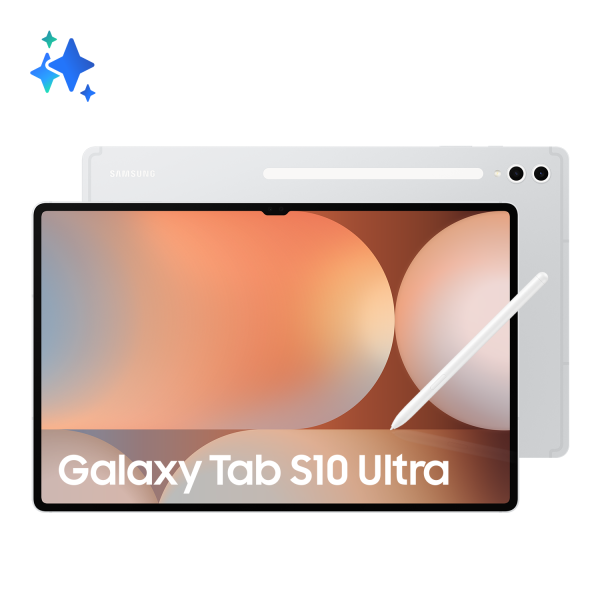 Технопапа · 14.6" Планшет Samsung Galaxy Tab S10 Ultra, 12/512 GB, Wi-Fi, 2960x1848, 120Гц, Android 14, со стилусом, серебристый