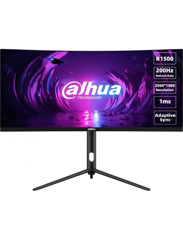 Технопапа · Монитор Dahua 30" DHI-LM30-E330CA Black (21:9, VA, curved, 200Hz, HAS, 2хHDMI, 2хDP)