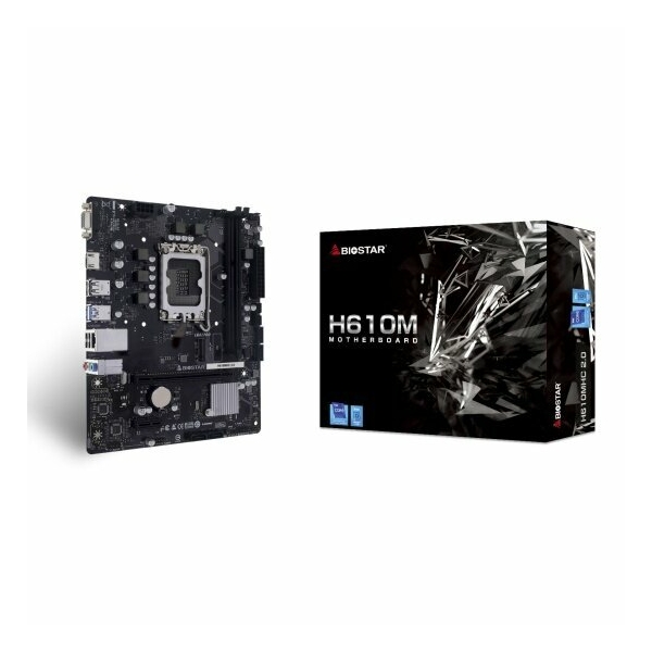 Технопапа · Материнская плата Biostar H610MHC 2.0 (LGA1700, mATX)