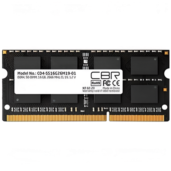 Технопапа · Оперативная память Cbr DDR4 SODIMM 16Gb 2666MHz PC-21300 CL19 1.2V (CD4-SS16G26M19-01)