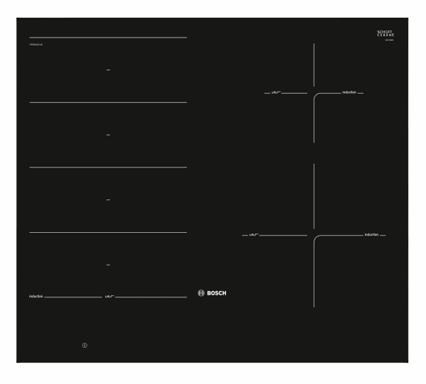 Технопапа · Индукционная варочная поверхность Bosch PXE601DC1E черный