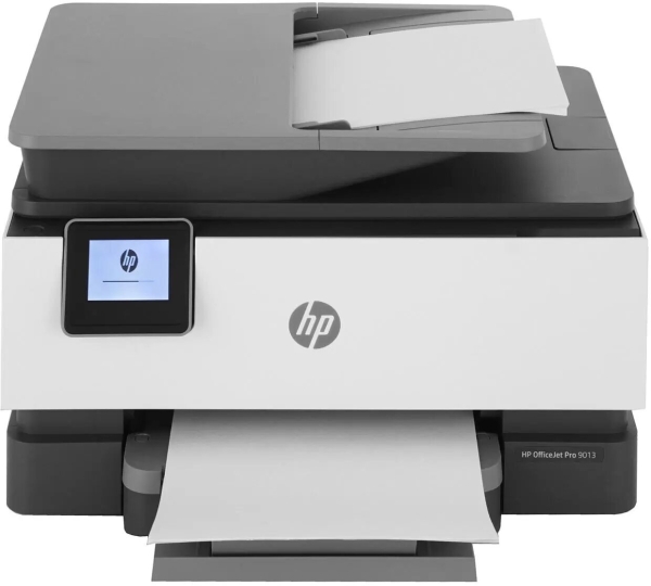 Технопапа · МФУ HP Officejet Pro 9013 AiO (1KR49B) A4 Duplex WiFi USB RJ-4yra5 white/gray