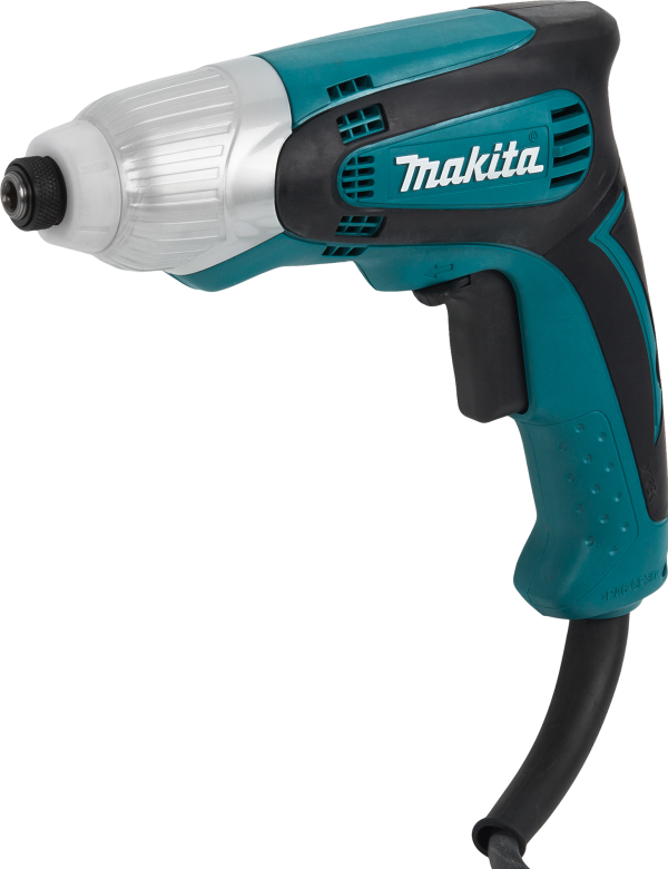 Технопапа · Винтоверт ударный сетевой Makita TD0100, 230 Вт, 100 Нм