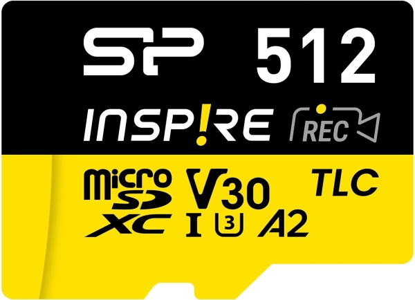 Технопапа · SP512GBSTXLA2V1N / Карта памяти microSDXC UHS-I U3 Silicon Power Inspire 512 ГБ, 170 МБ/с, Class 10,