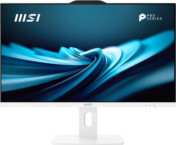 Технопапа · Моноблок MSI Pro AP272P 14M-619XRU 27" Full HD i3 14100 (3.5) 16Gb SSD512Gb UHDG 730 без ОС GbitEth WiFi BT 120W клавиатура мышь Cam белый 1920x1080