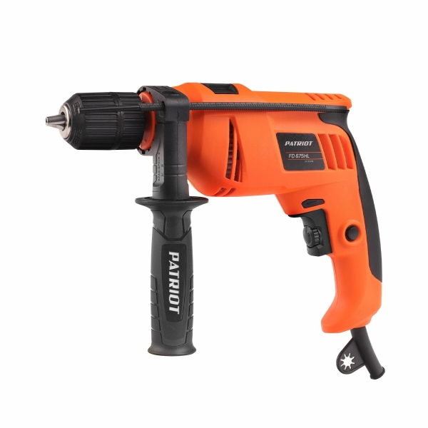 Технопапа · Дрель электрическая ударная PATRIOT FD 675 HL, 675Вт, глубиномер, 2800об. мин