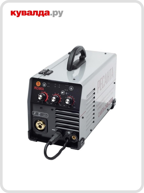 Технопапа · Сварочный полуавтомат Ресанта САИПА-24В/200А многофункциональный (MIG/MAG, MMA)