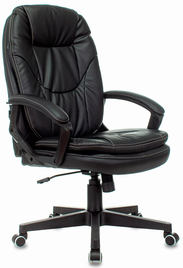 Технопапа · Кресло руководителя Бюрократ (CH-868N) черный, эко. кожа, крестов. пластик