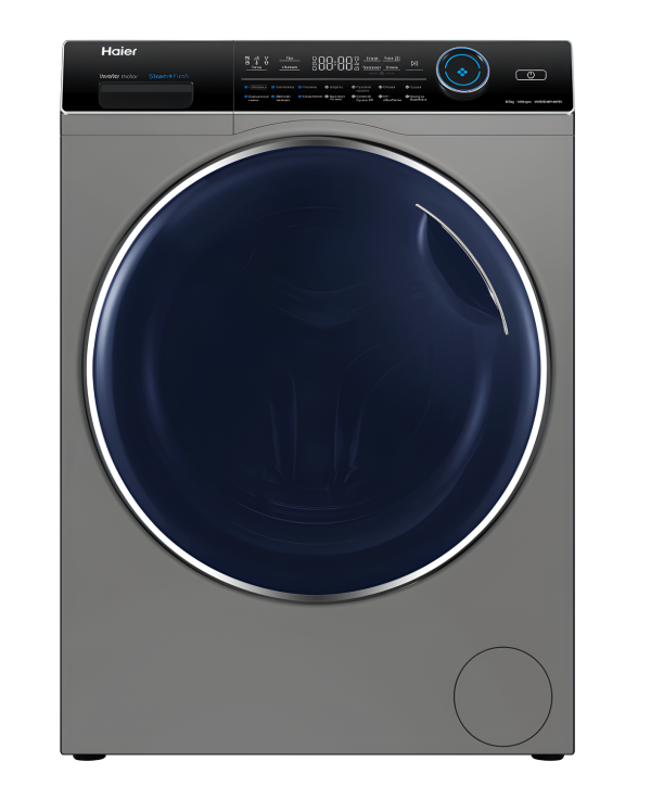 Технопапа · Стиральная машина с сушкой Haier HWD80-BP14979S серая, загрузка 8кг, сушка 5
