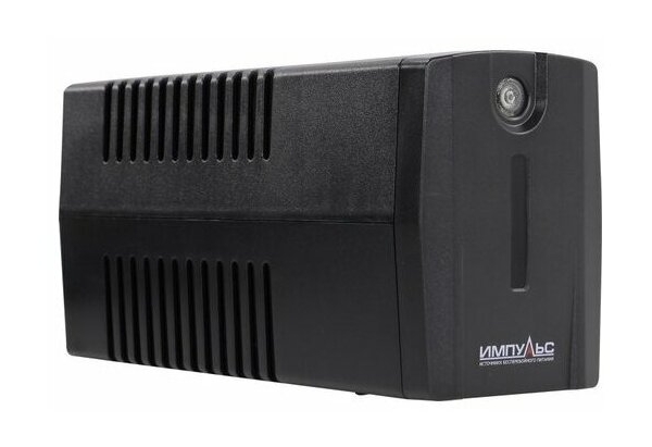 Технопапа · ИБП импульс "юниор смарт" JS10114, черный, интерактивный, 1-фазный, 1000ВА/600Вт