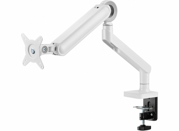 Технопапа · Кронштейн для монитора Ultramounts UM719W, крепление к столешнице, поворот и наклон, белый