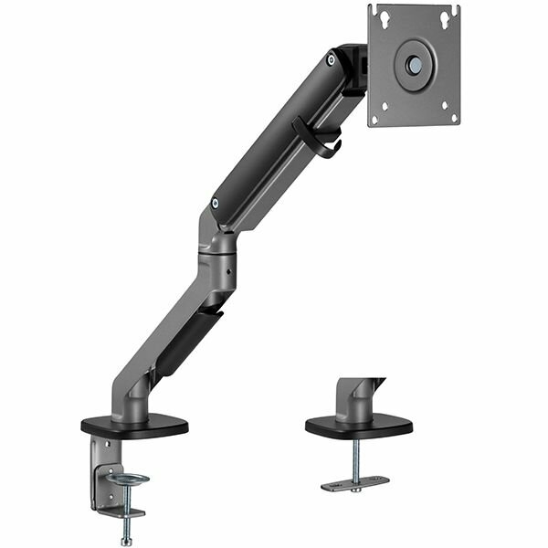 Технопапа · Настольный наклонно-поворотный кронштейн для монитора Ultramounts UM734BL (чёрный)
