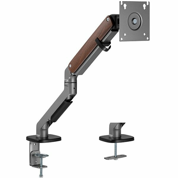 Технопапа · Настольный наклонно-поворотный кронштейн для монитора Ultramounts UM734WD (коричневый)