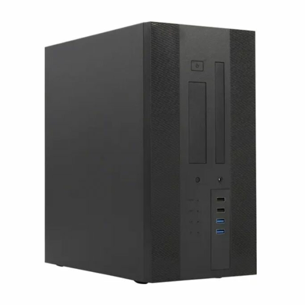 Технопапа · Компьютерный корпус POWERMAN EK303BK GS-230 (6151098) черный - Mini Tower, Micro-ATX, USB 3.2 Gen 1 Type-A
