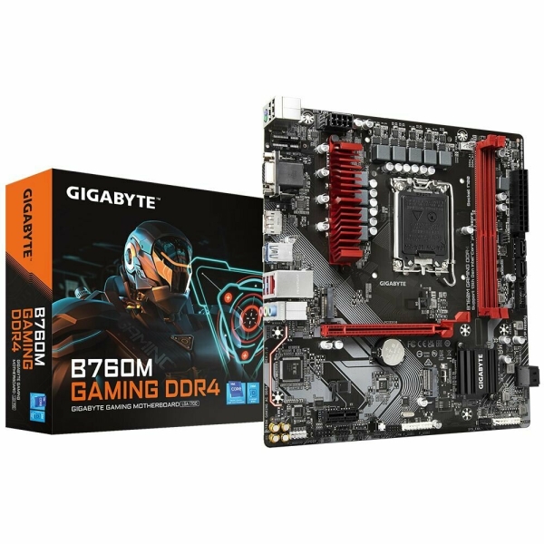 Технопапа · Материнская плата Gigabyte B760M GAMING DDR4, Socket 1700, Intel B760, mATX