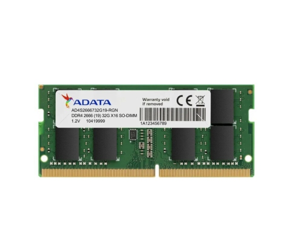 Технопапа · Оперативная память Adata SO-DIMM DDR4 8GB 2666MHz pc-21300 AD4S26668G19-BGN