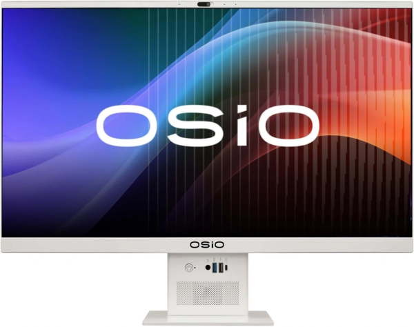 Технопапа · Моноблок Osio BaseLine B240I-023W 23.8" Full HD i3 1115G4 (3) 8Gb SSD256Gb UHDG Windows 11 Pro GbitEth WiFi BT 84W Cam белый 1920x1080 (RUS)
