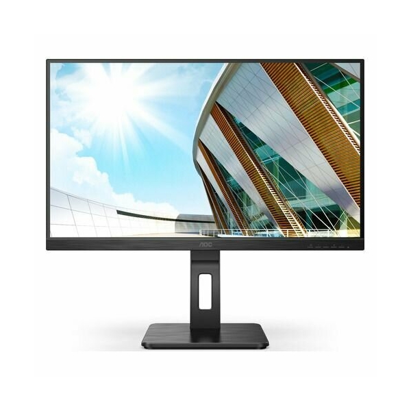 Технопапа · 23.8" Монитор AOC 24P2QM, 1920x1080, VA, 75Гц, 1хHDMI, 1хDP, черный