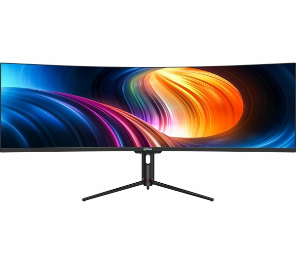 Технопапа · 49" Монитор Dahua DHI-LM49-EW410CA, 5120x1440, VA, 120Гц, 1хHDMI, 1хDP, изогнутый, черный
