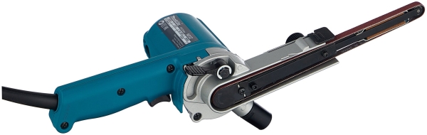 Технопапа · Ленточная шлифмашина Makita 9032, регулировка частоты вращения, отвод пыли, 1700 об/мин