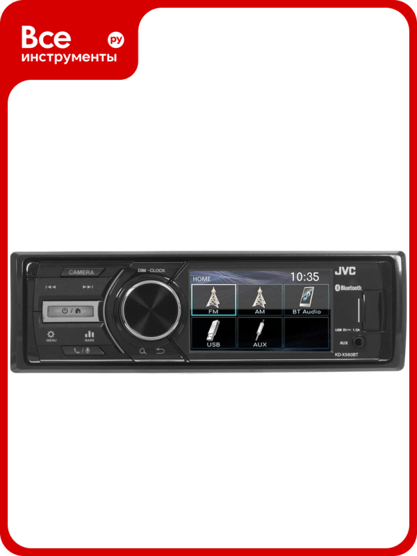 Технопапа · Автомагнитола JVC KD-X560BT DSP для проигрывания музыки