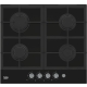 Технопапа · Встраиваемая газовая варочная панель Beko HILG 64235 S, 60 см, черный