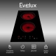Технопапа · Электрическая варочная панель Evelux HEV 321 B ширина 30 см, сенсорное управление, черный