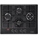 Технопапа · Газовая варочная панель GEFEST ПВГ 2231-02 Р3, черная, 4 конфорки
