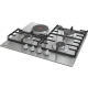 Технопапа · Комбинированная варочная панель Gorenje GE681X 60 см, 4 конфорки газконтроль, серебристый