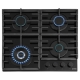 Технопапа · Варочная панель Gorenje GTW642SYB, 4 газовых конфорки, газ-контроль, электроподжиг, закаленное стекло