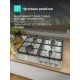 Технопапа · Газовая варочная поверхность Gorenje GW641XHF, 4 конфорки, нержавеющая сталь