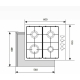 Технопапа · Газовая варочная поверхность Lex GVS 644-1 IX нержавеющая сталь
