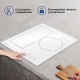 Технопапа · Индукционная варочная панель MAUNFELD CVI453SBWH Inverter белая, с Bridge Induction, встраиваемая, 3 конфорки, 45 см