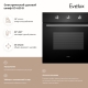 Технопапа · Электрический духовой шкаф Evelux EO 620 B ширина 60 см, объем 65 л, гриль, конвекция, 8 режимов, черный