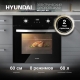Технопапа · Духовой шкаф электрический Hyundai HEO 6647 BG черный