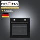 Технопапа · Электрический Духовой шкаф Krona KUMMEL 60 BL, 56 см