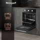 Технопапа · Weissgauff Электрический духовой шкаф EOY 456 BM, 45 см, Эмаль SMART CLEAN, Технологичные переключатели Soft Switch
